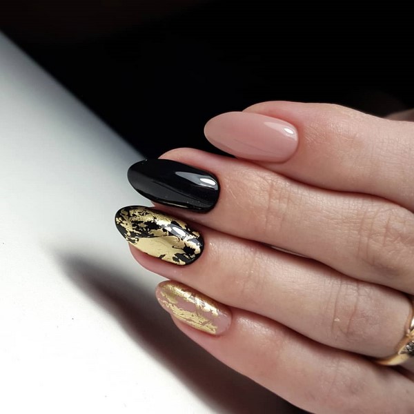 Nouveau vernis gel manucure: exemples intéressants de vernis gel design ongles sur la photo