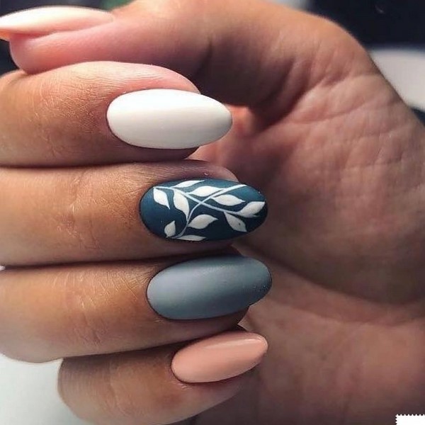 Nouveau vernis gel manucure: exemples intéressants de vernis gel design ongles sur la photo