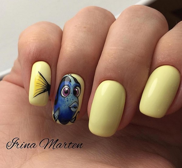 Nouveau vernis gel manucure: exemples intéressants de vernis gel design ongles sur la photo