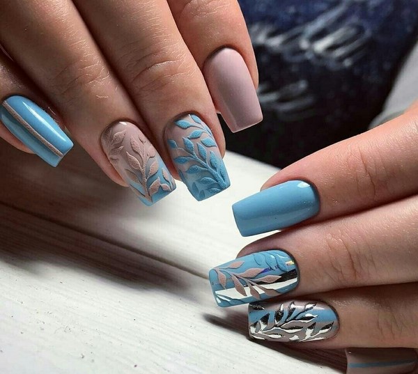 Nouveau vernis gel manucure: exemples intéressants de vernis gel design ongles sur la photo