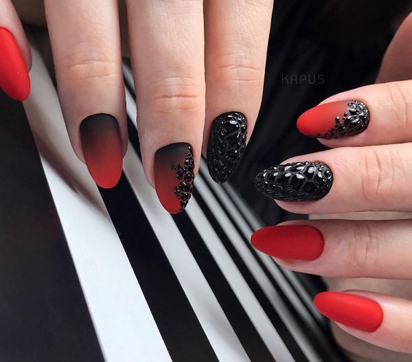 Nouveau vernis gel manucure: exemples intéressants de vernis gel design ongles sur la photo