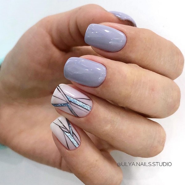 Nouveau vernis gel manucure: exemples intéressants de vernis gel design ongles sur la photo