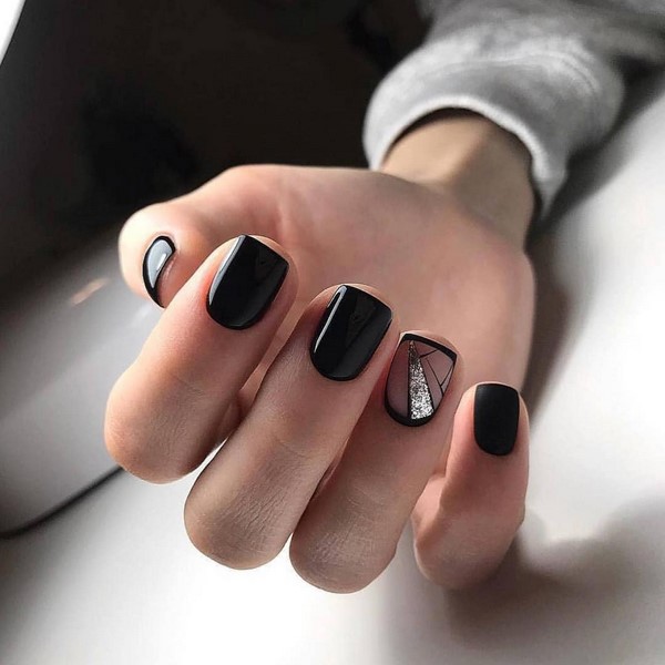 Nouveau vernis gel manucure: exemples intéressants de vernis gel design ongles sur la photo