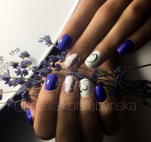 Nouveau vernis gel manucure: exemples intéressants de vernis gel design ongles sur la photo