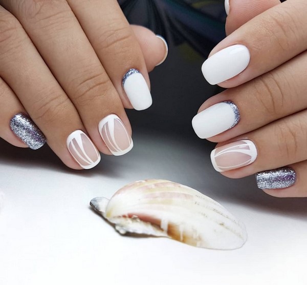 Nouveau vernis gel manucure: exemples intéressants de vernis gel design ongles sur la photo
