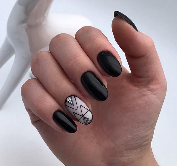 Nouveau vernis gel manucure: exemples intéressants de vernis gel design ongles sur la photo