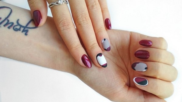 Nouveau vernis gel manucure: exemples intéressants de vernis gel design ongles sur la photo