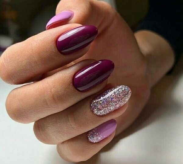 Nouveau vernis gel manucure: exemples intéressants de vernis gel design ongles sur la photo