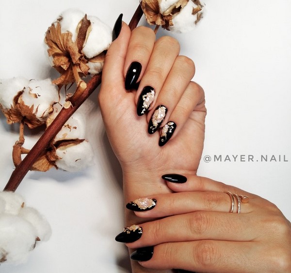 Nouveau vernis gel manucure: exemples intéressants de vernis gel design ongles sur la photo