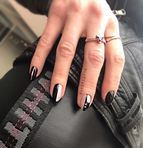 Nouveau vernis gel manucure: exemples intéressants de vernis gel design ongles sur la photo