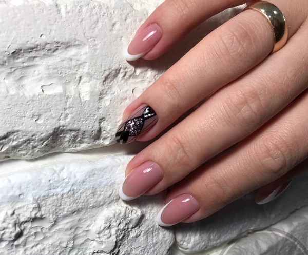 Nouveau vernis gel manucure: exemples intéressants de vernis gel design ongles sur la photo