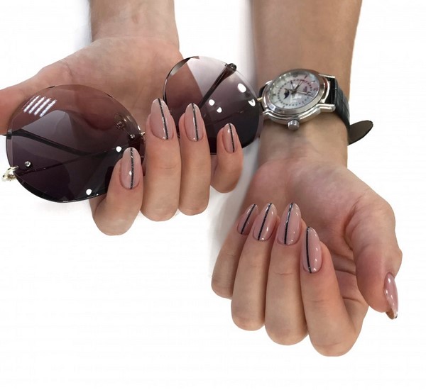 Nouveau vernis gel manucure: exemples intéressants de vernis gel design ongles sur la photo