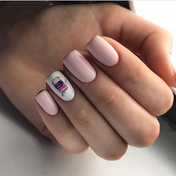 Nouveau vernis gel manucure: exemples intéressants de vernis gel design ongles sur la photo