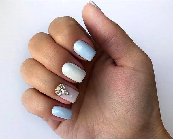 Nouveau vernis gel manucure: exemples intéressants de vernis gel design ongles sur la photo