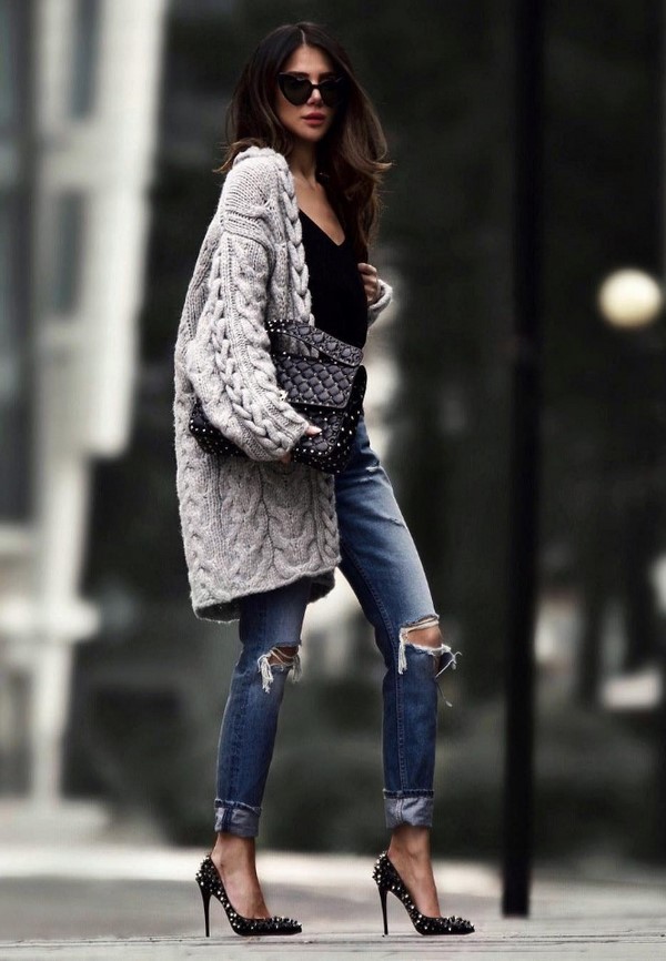 Cardigans: les looks les plus stylés et convoités avec les cardigans