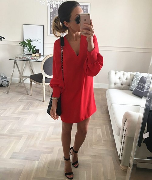 Selalunya pakaian trapeze yang sentiasa terkini: idea-idea foto, imej, trend