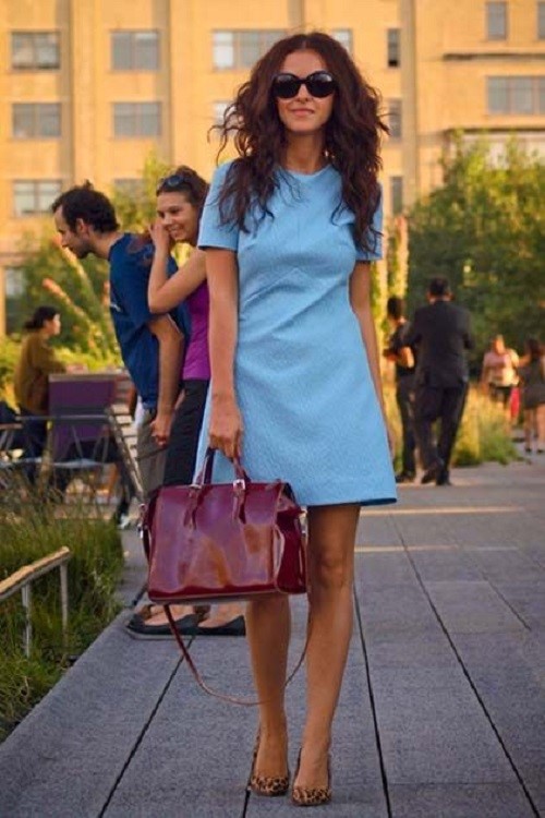 Selalunya pakaian trapeze yang sentiasa terkini: idea-idea foto, imej, trend