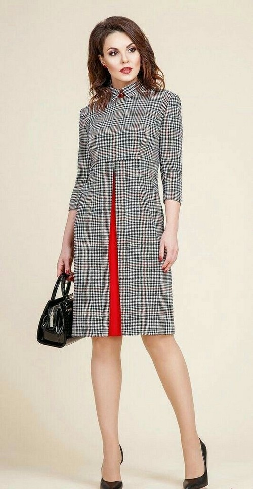 Selalunya pakaian trapeze yang sentiasa terkini: idea-idea foto, imej, trend