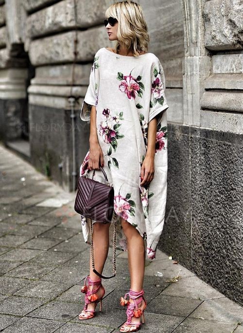 Selalunya pakaian trapeze yang sentiasa terkini: idea-idea foto, imej, trend