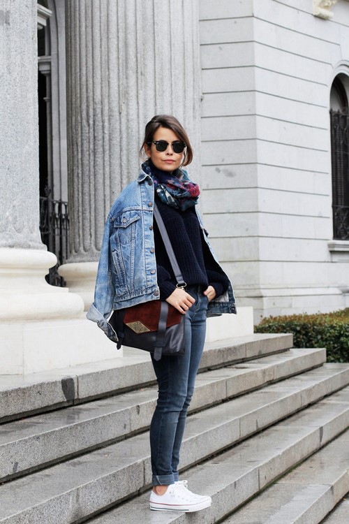 Jaquetes de denim: imprescindibles per a arcs demi-temporada i hivern