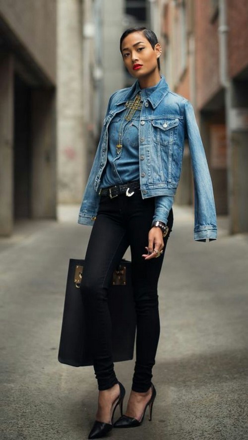 Jaquetes de denim: imprescindibles per a arcs demi-temporada i hivern