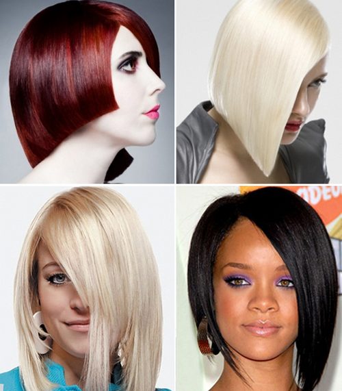 Coupes de cheveux à la mode avec asymétrie - innovations spectaculaires et solutions élégantes