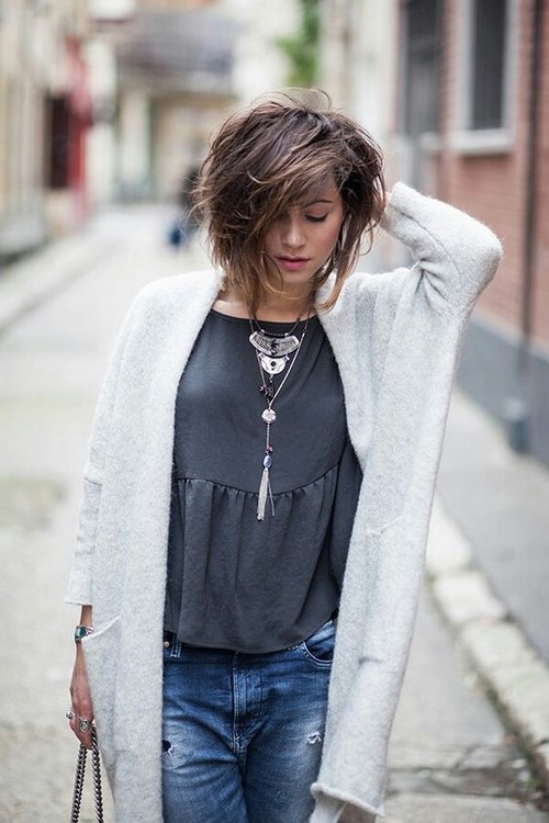 Coupes de cheveux à la mode avec asymétrie - innovations spectaculaires et solutions élégantes