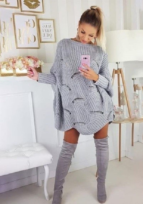 Stricken. Was kann mit stilvollen Strickneuheiten gestrickt werden