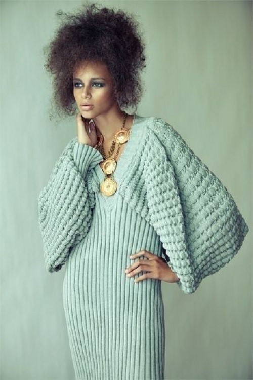 Stricken. Was kann mit stilvollen Strickneuheiten gestrickt werden