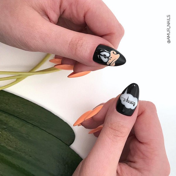 Interprétations incroyables de la conception combinée des ongles