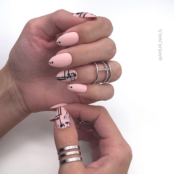 Interprétations incroyables de la conception combinée des ongles