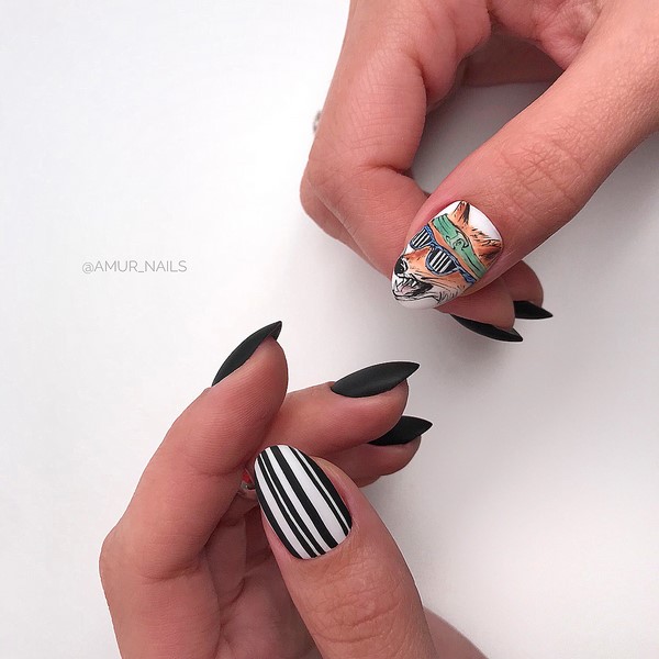 Interprétations incroyables de la conception combinée des ongles