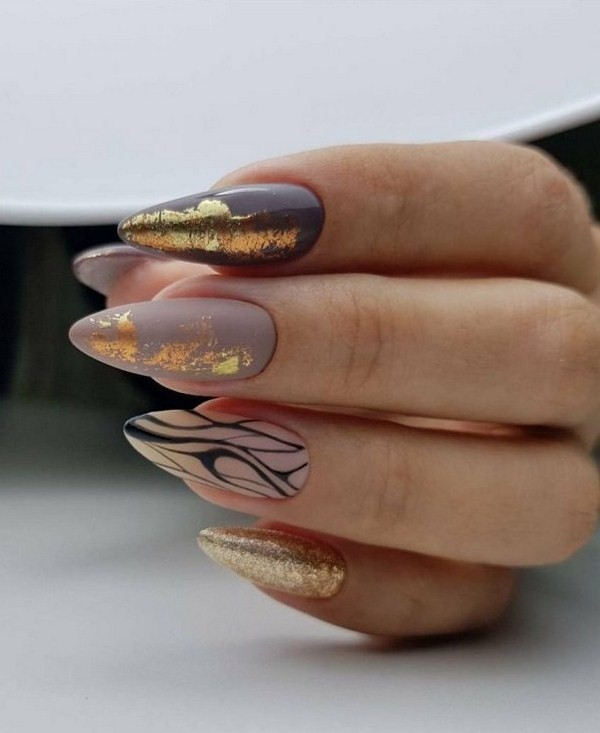 Interprétations incroyables de la conception combinée des ongles