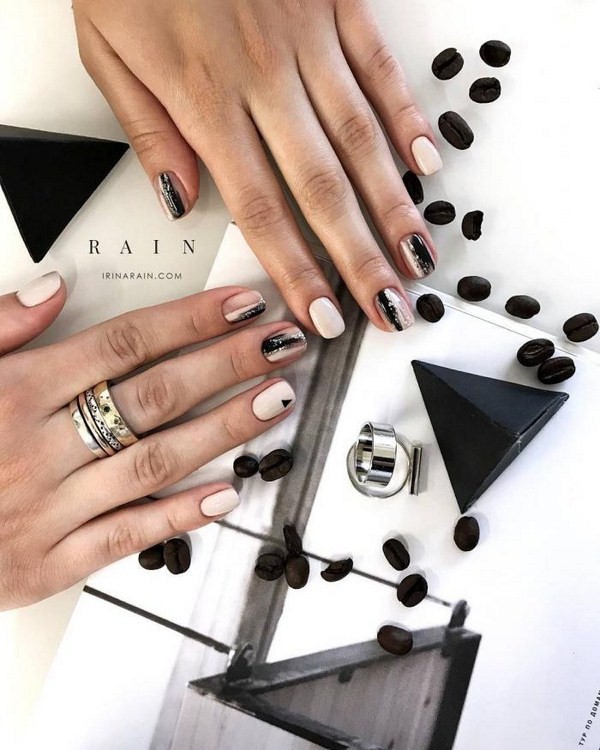 Interprétations incroyables de la conception combinée des ongles