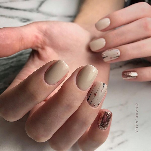 Interprétations incroyables de la conception combinée des ongles