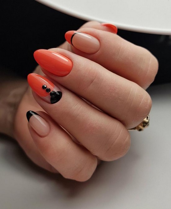 Super Coral Nail Design Ideas dans des exemples de maîtrise