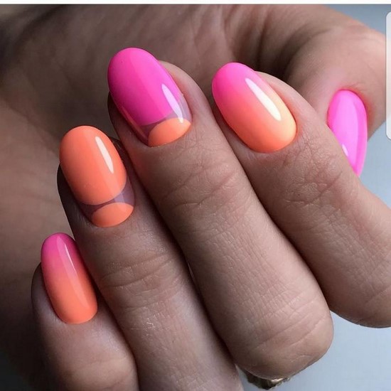 Super Coral Nail Design Ideas dans des exemples de maîtrise