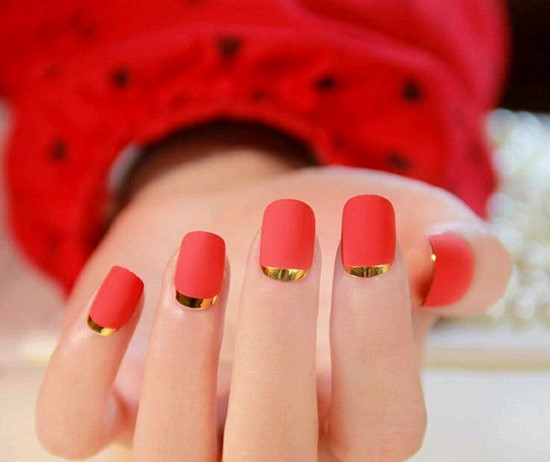 Super Coral Nail Design Ideas dans des exemples de maîtrise