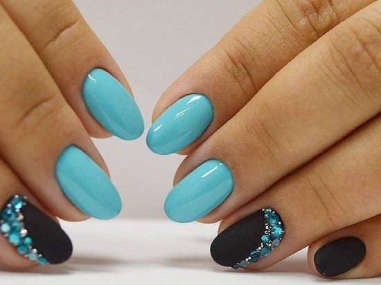 Nouvelles solutions de nail art turquoise - les meilleures photos de design