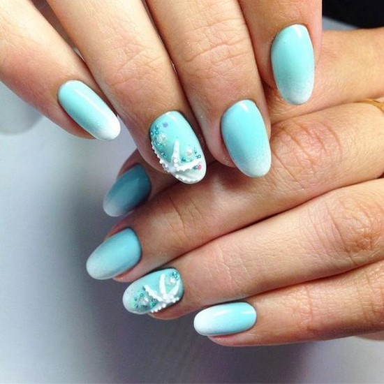 Nouvelles solutions de nail art turquoise - les meilleures photos de design