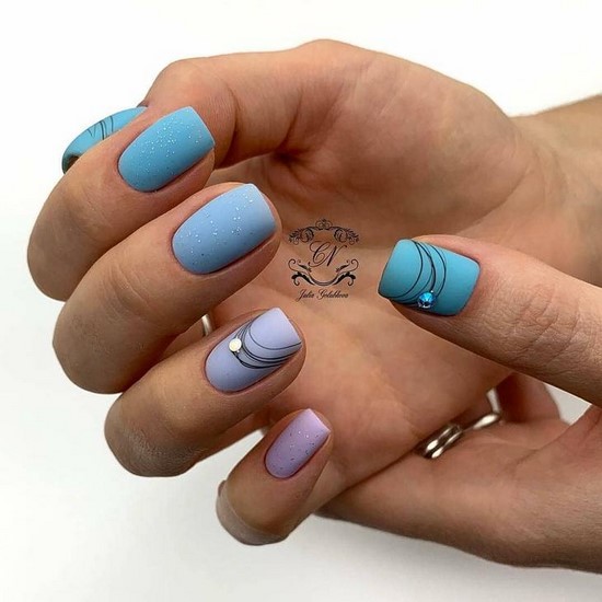 Nouvelles solutions de nail art turquoise - les meilleures photos de design