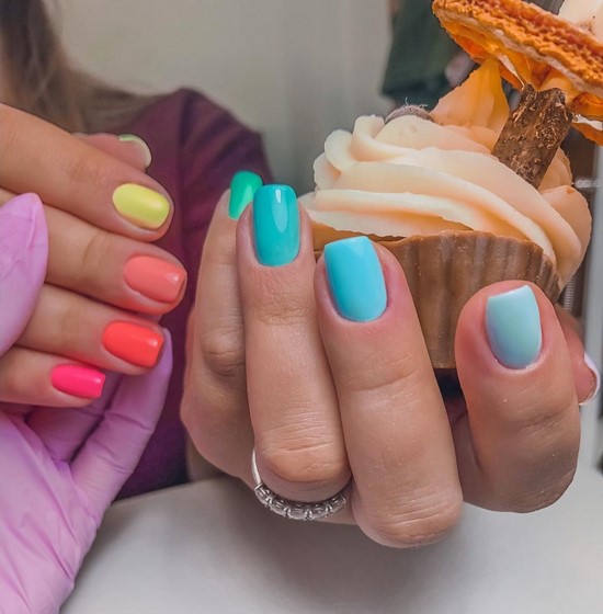 Nouvelles solutions de nail art turquoise - les meilleures photos de design
