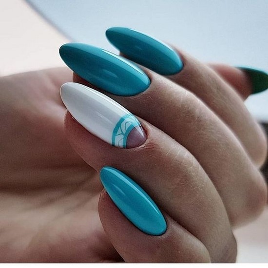 Nouvelles solutions de nail art turquoise - les meilleures photos de design