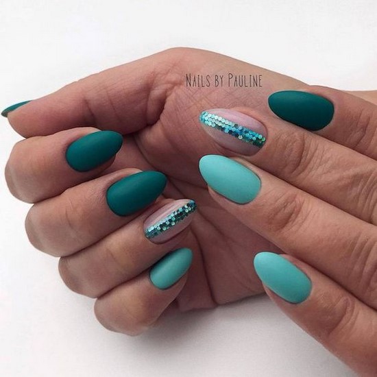 Nouvelles solutions de nail art turquoise - les meilleures photos de design