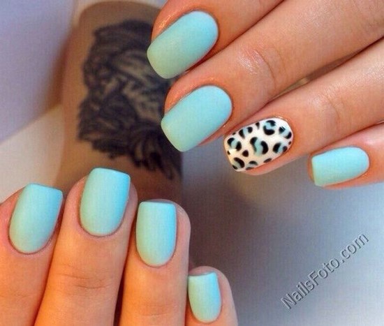 Nouvelles solutions de nail art turquoise - les meilleures photos de design