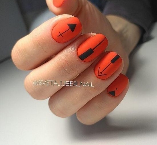 Meilleures idées et innovations de l'art des ongles orange