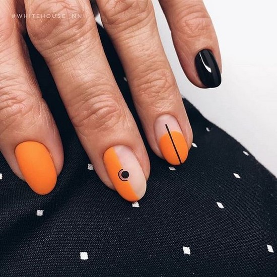 Meilleures idées et innovations de l'art des ongles orange