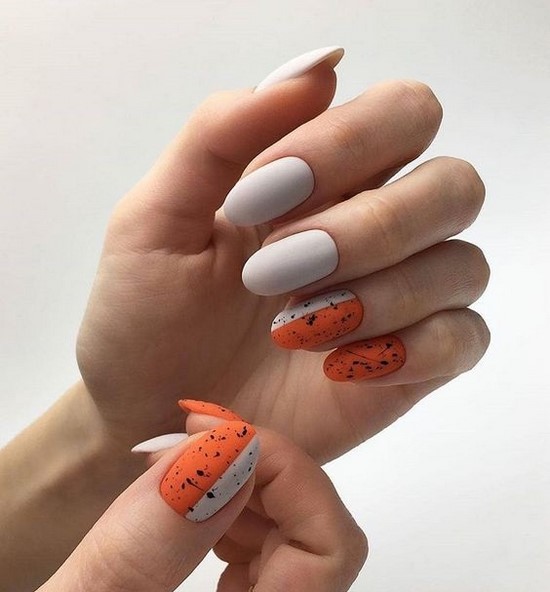 Meilleures idées et innovations de l'art des ongles orange