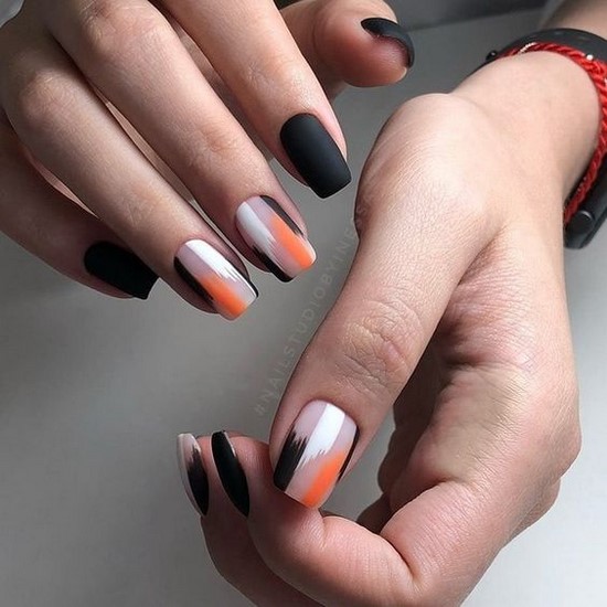 Meilleures idées et innovations de l'art des ongles orange