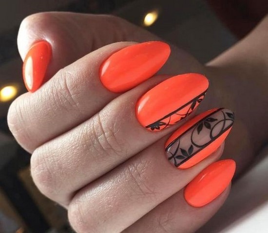 Meilleures idées et innovations de l'art des ongles orange